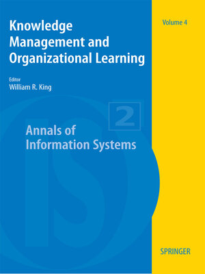 cover image of Knowledge Management and Organizational Learning